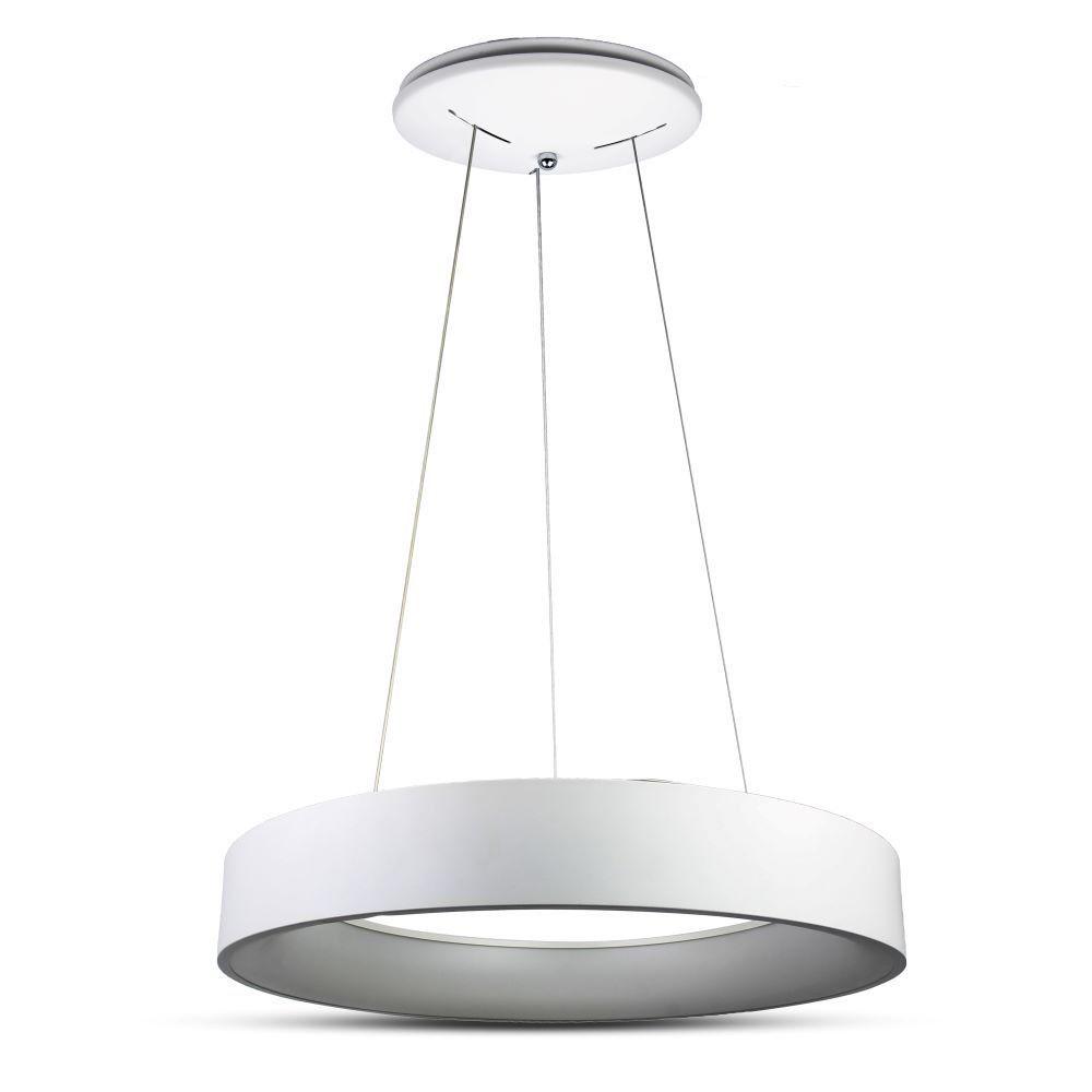 D 30W Lampa Wisząca LED, Barwa:3000K, Biały, Ściemniana, VTAC, SKU 3995