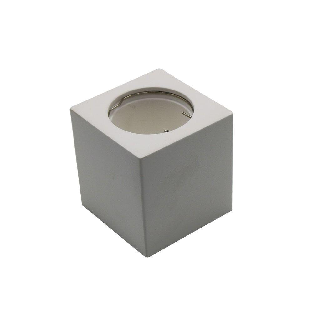 VT-727 GU10 FITTING SQUARE - WHITE