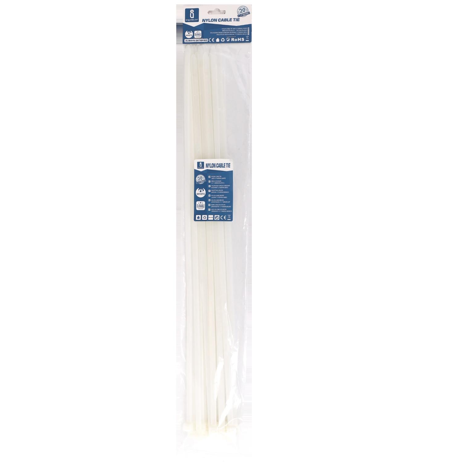 Nylon Cable Ties W7.2*L450mm White