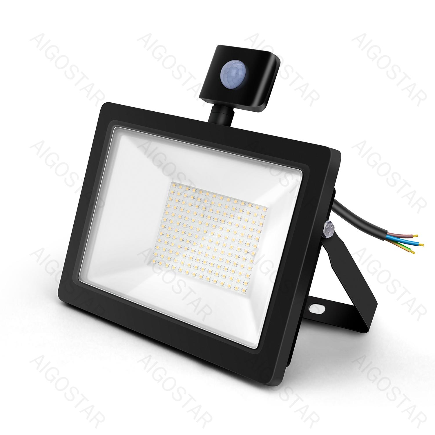 LED sensor floodlight 100W 9000lm 4000K IP65