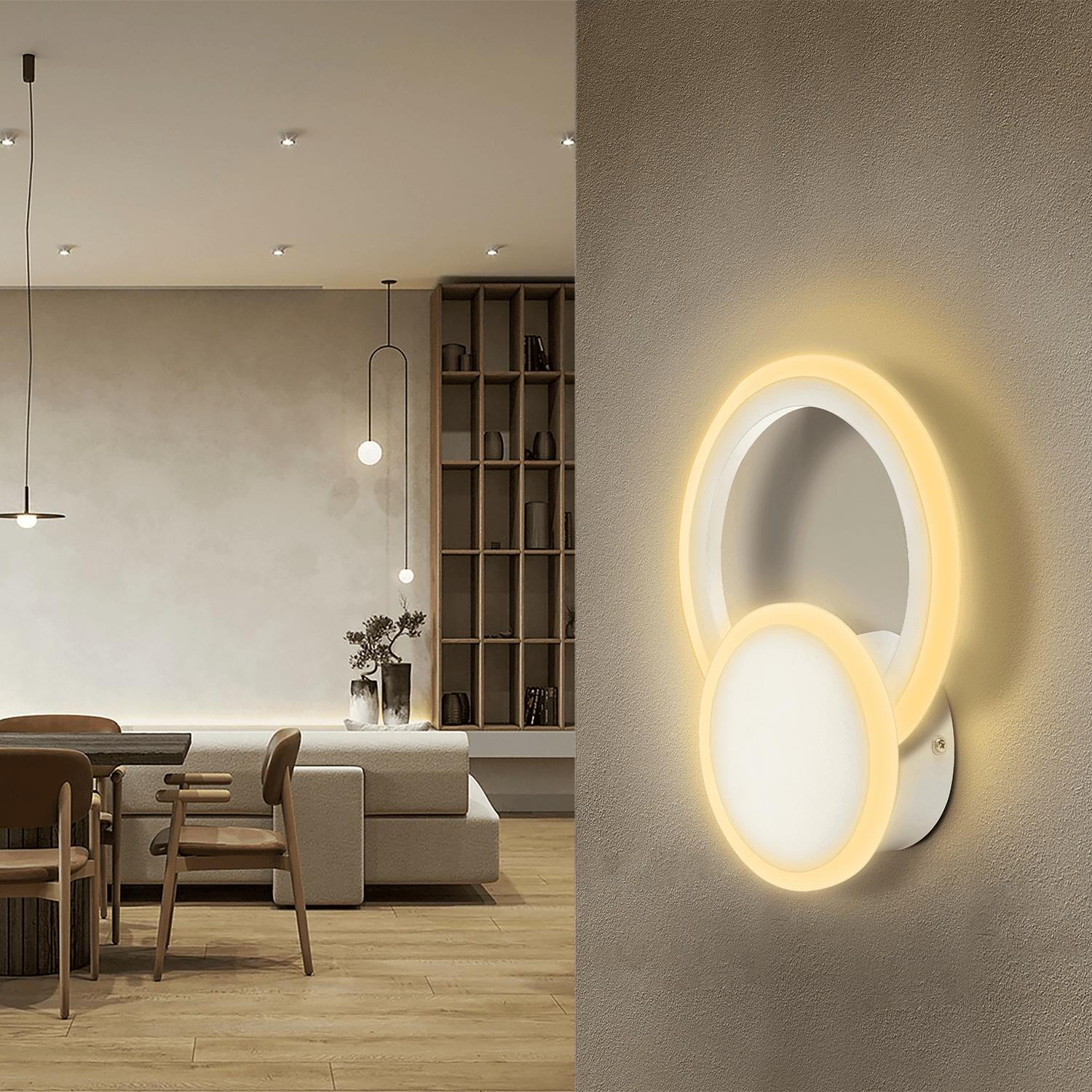 WALL LIGHT ALUMINUM WITH HOLLOW CIRCULAR 2700K