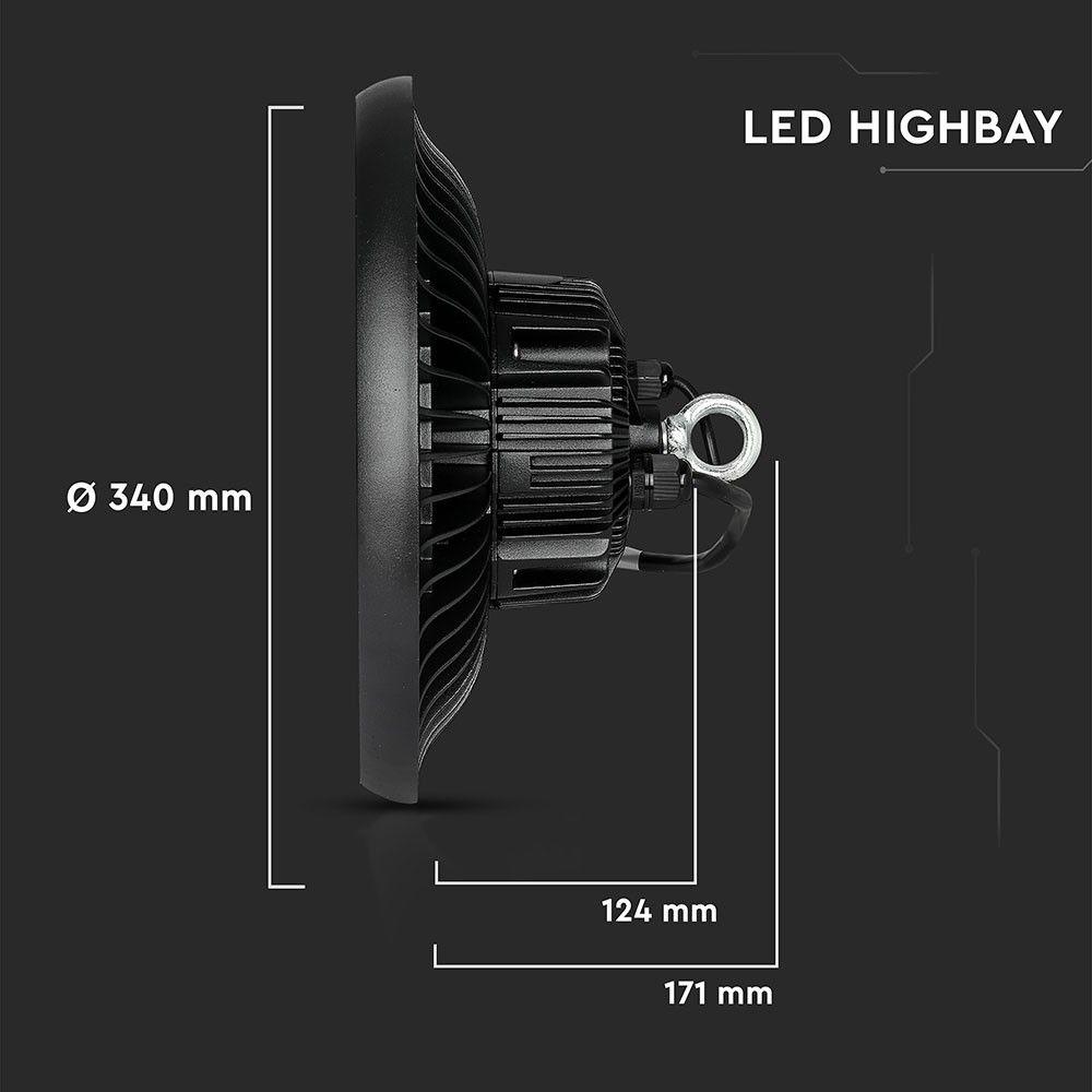 150W HIGHBAY( Zasilacz MEANWELL ), Chip SAMSUNG, Barwa:6400K, Kąt 90', 5 Lat gwarancji , VTAC, SKU 561