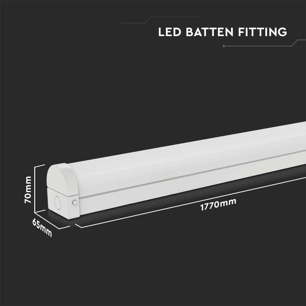 60W Belka oświetleniowa LED 180cm, Moduł awaryjny z sensorem, Chip SAMSUNG, Barwa:3w1, Skuteczność 140lm/W, VTAC, SKU 7022