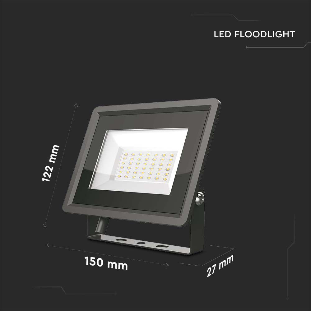 VT-4934 30W SMD FLOODLIGHT F-CLASS 3000K BLACK BODY