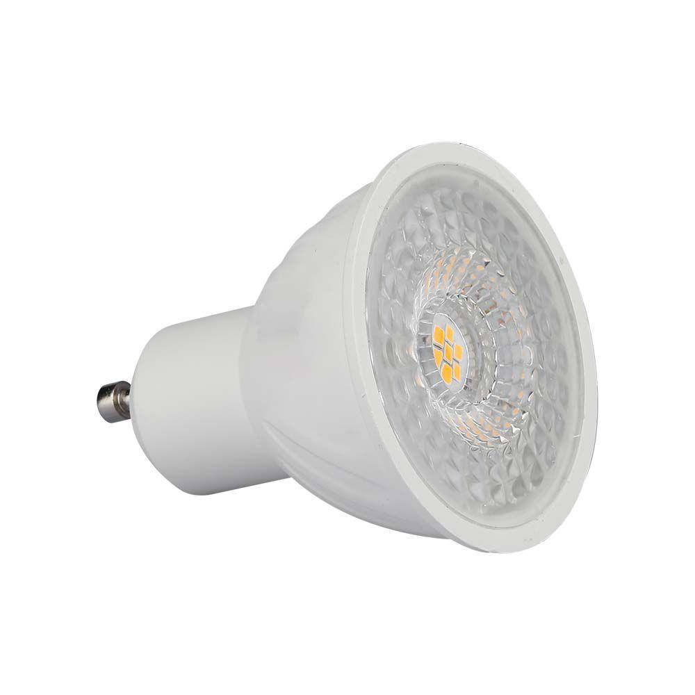 6W GU10 Żarówka LED, Chip SAMSUNG, Barwa:3000K, Kąt 110', Trzonek:GU10, VTAC, SKU 21192