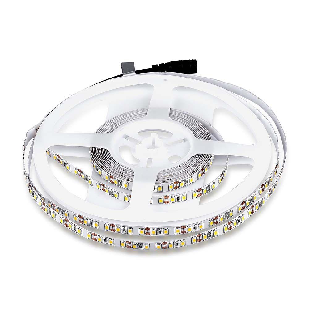 VT-3528 120 8W/M LED STRIP LIGHT COLORCODE:3000K IP20 (5M/ROLL)(PRICE PER M)