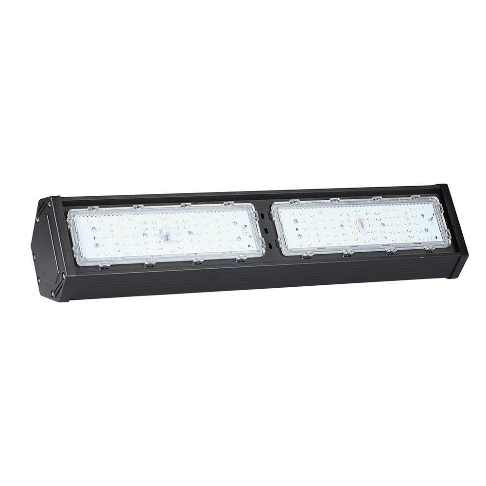 100W Liniowy HIGHBAY LED, Chip SAMSUNG, Barwa:6500K, Obudowa: Czarna, Wydajność: 120lm/w, Kąt 100', VTAC, SKU 892