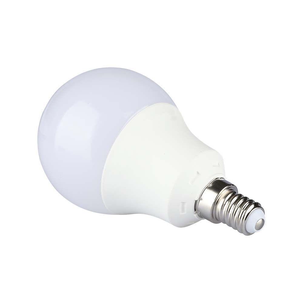 8.5W A60 Żarówka LED, Chip SAMSUNG, Barwa:6500K, Trzonek:E14, VTAC, SKU 21116