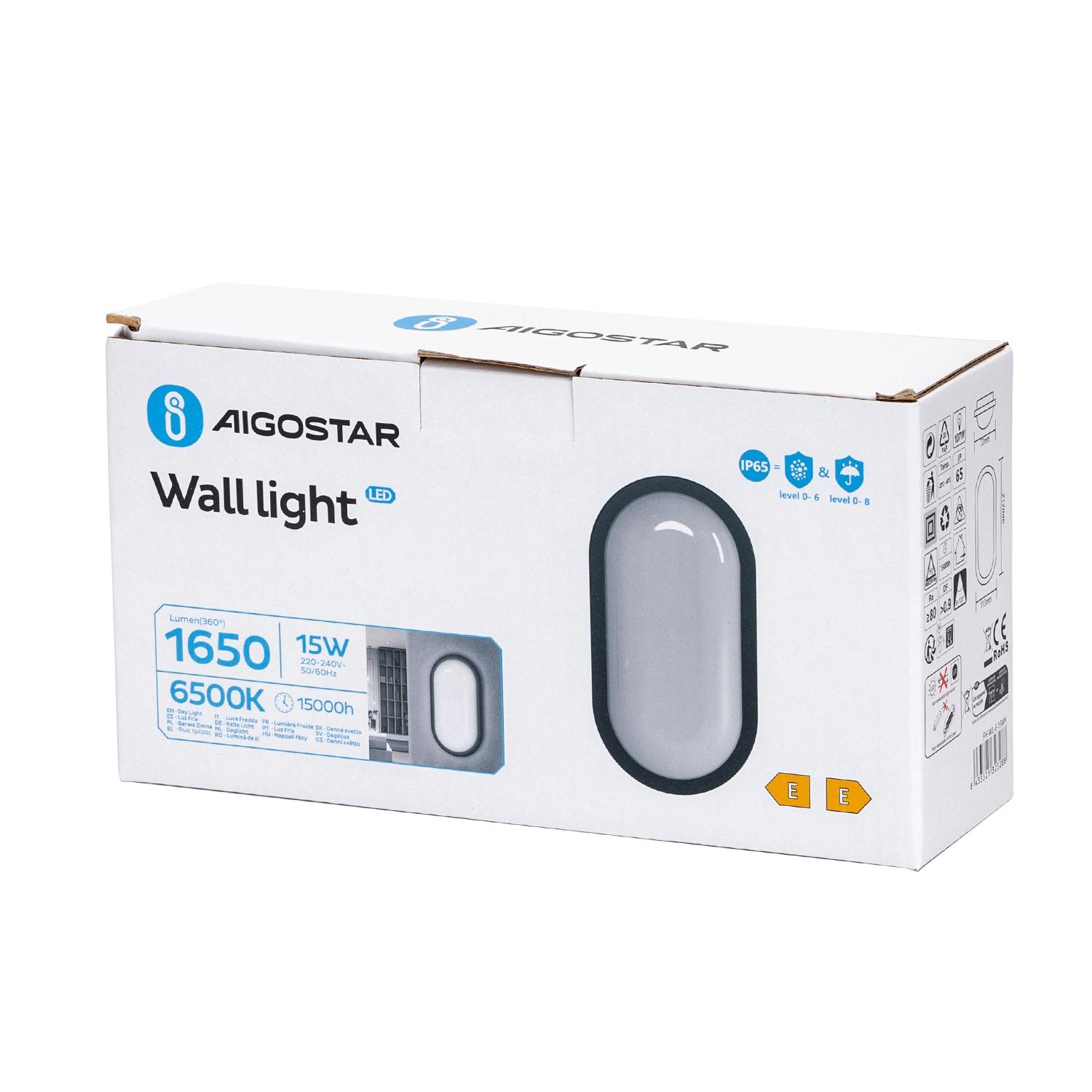 Moisture-proof Wall Light 15W 6500K