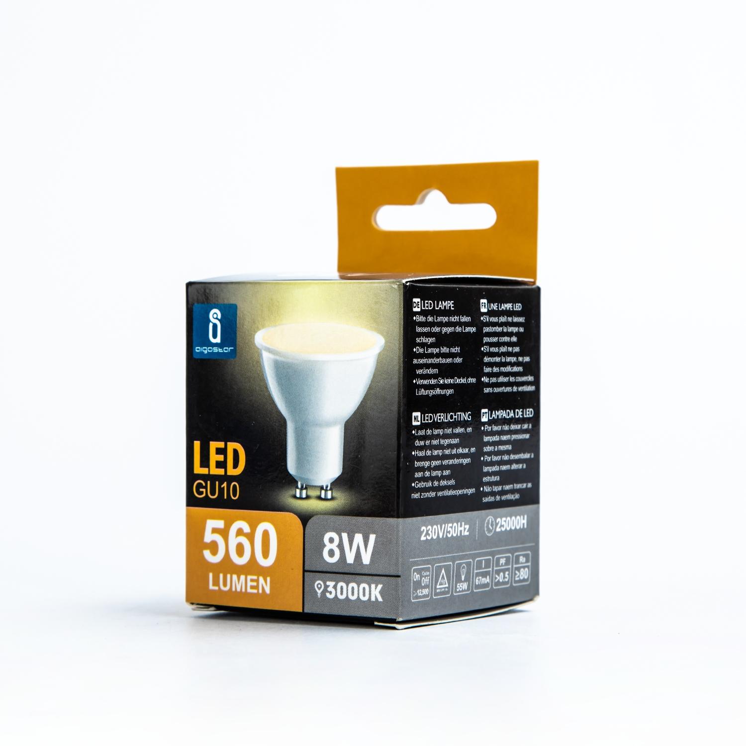 LED GU10 8W