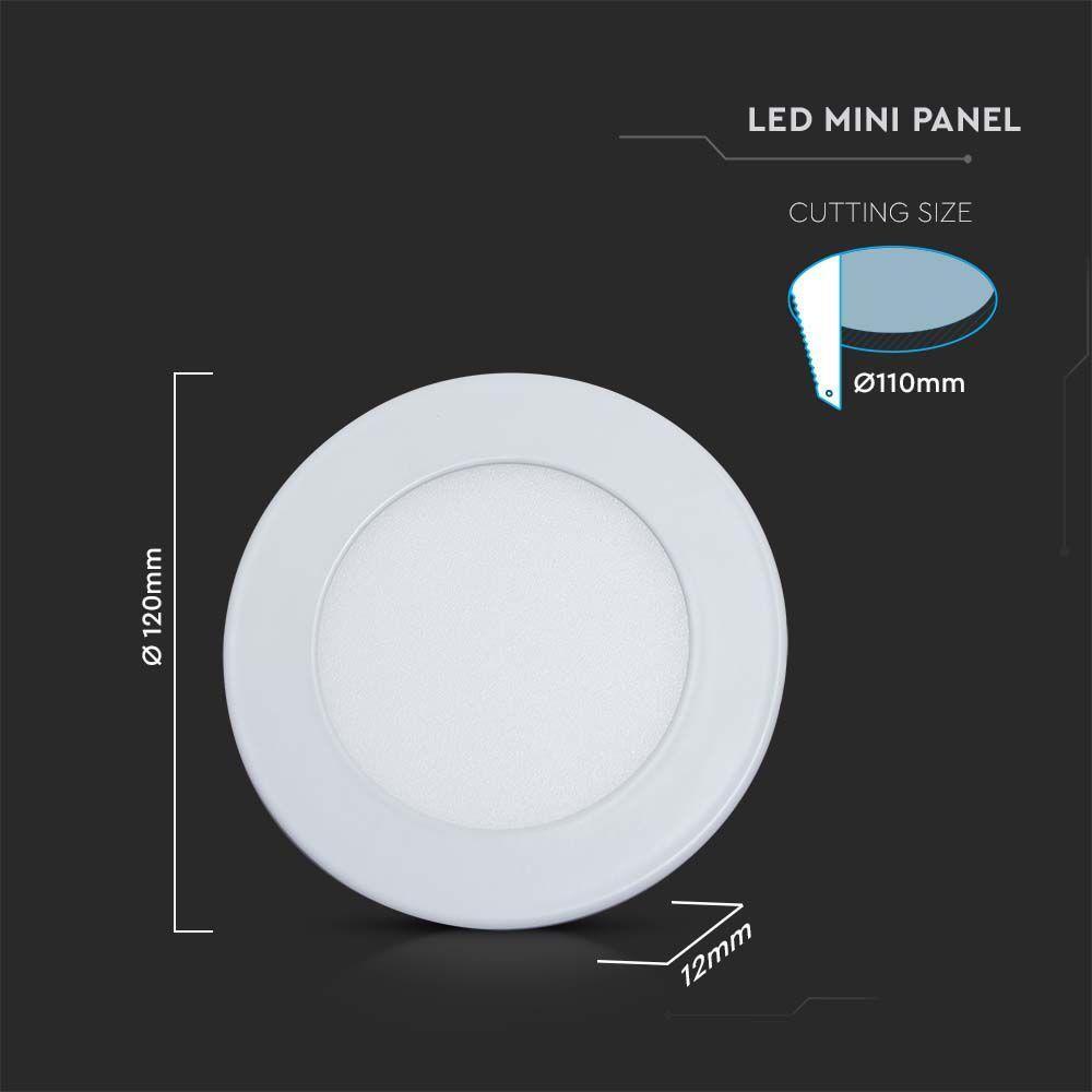 VT-61106 6W LED MINI PANEL 3IN1 RD