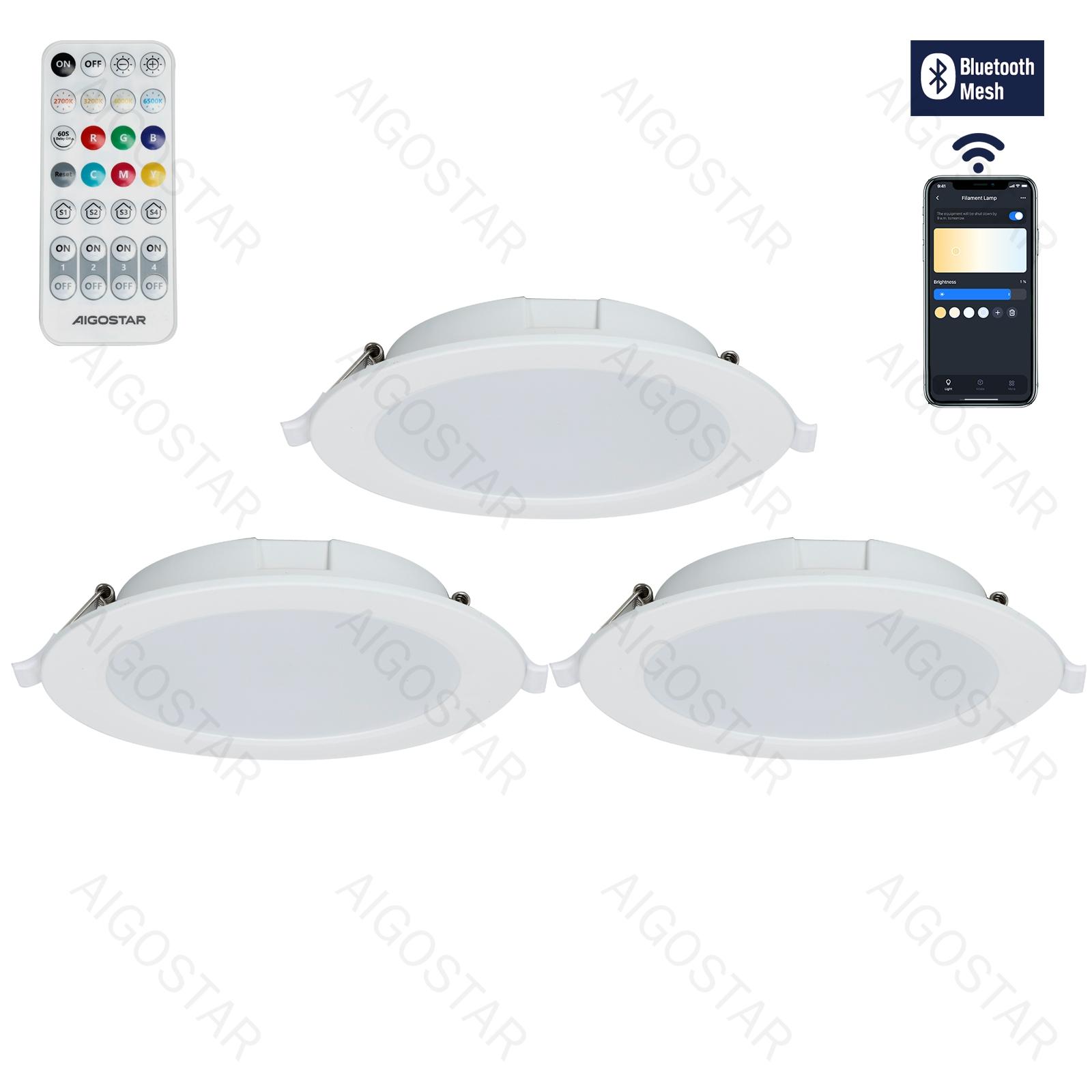 Bluetooth MESH smart downlight 9W CCT 3pcs