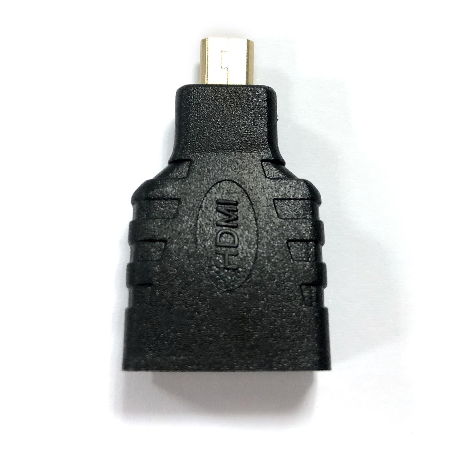 Adapter HDMI (żeński na męski) czarny