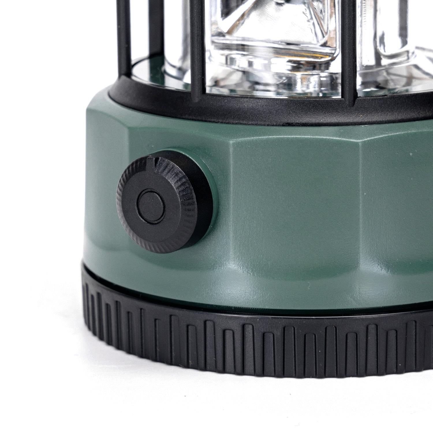 Camping lantern dimmable with knob 3AA batteries