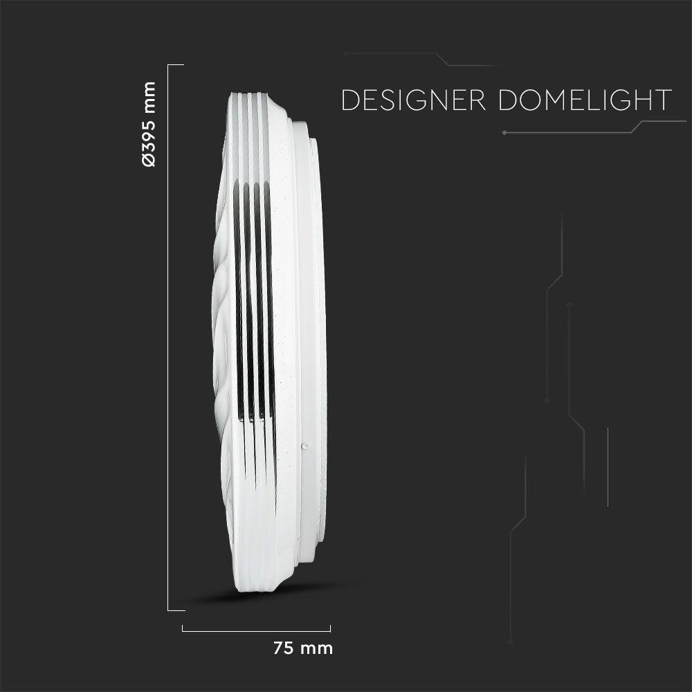 VT-8403 LED 20W/40W/20W DOMELIGHT-REMOTE CONTROL-CCT CHANGING -DIMMABLE-WAVE