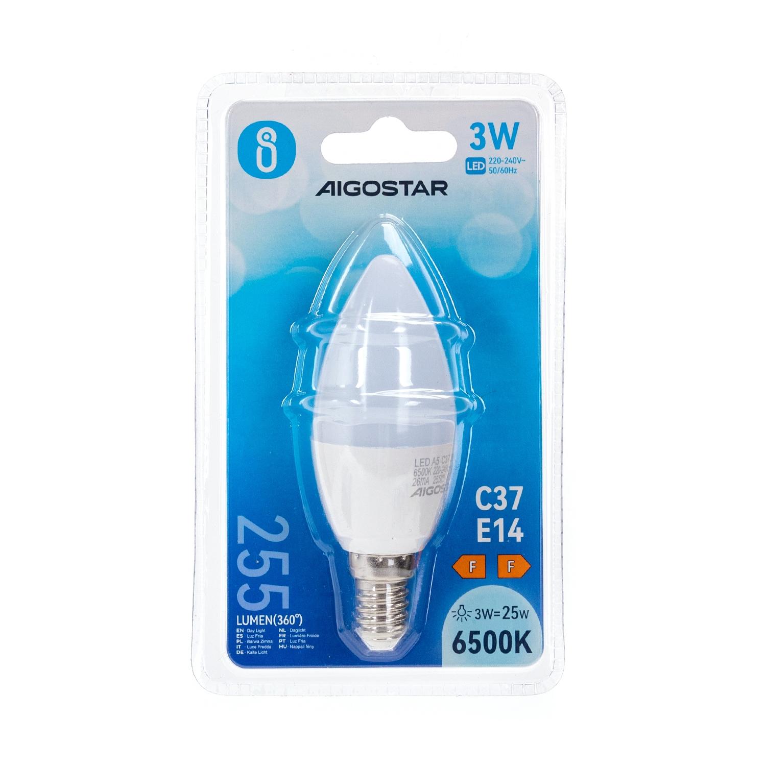 LED C37 E14 3W