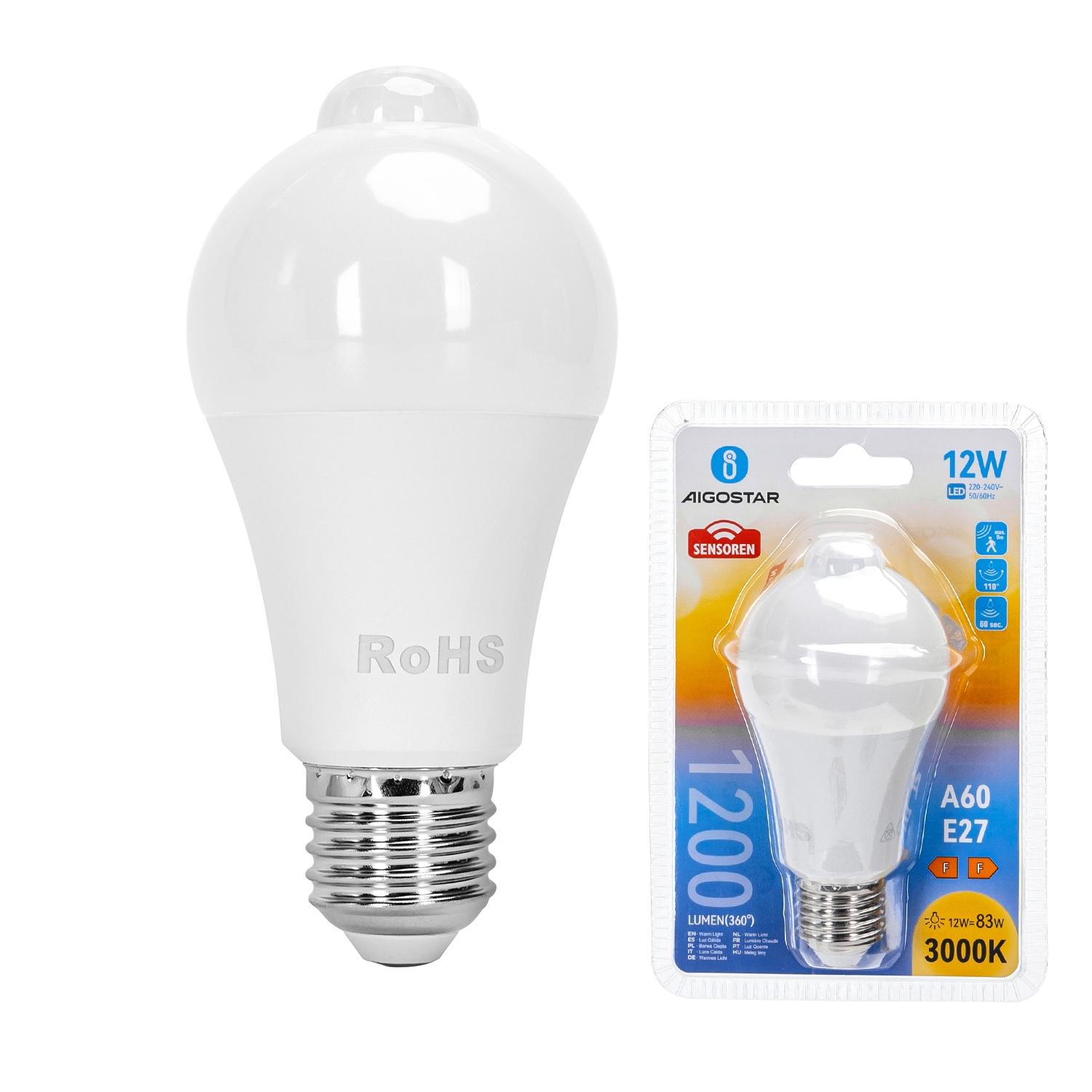 LED E27 12W A60 ( Sensor bulb )