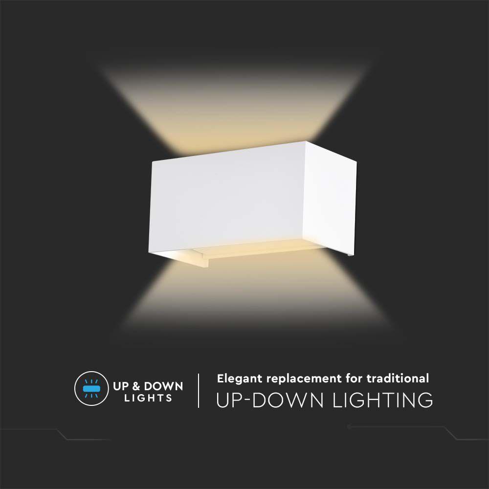 VT-8125 24W LED WALL LIGHT 3000K WHITE BODY