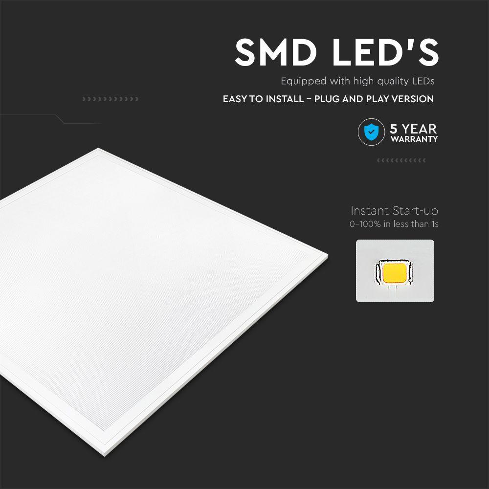 45W Panel LED 600x600mm, Chip SAMSUNG, Barwa:6400K, 5 Lat gwarancji, Opakowanie: 6szt., VTAC, SKU 20420