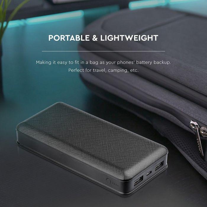 VT-3502 20000mAh POWER BANK-BLACK