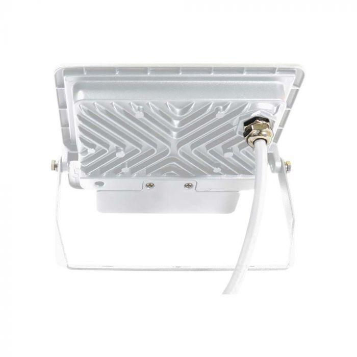 VT-158S-1 50W PIR SENSOR FLOODLIGHT SAMSUNG CHIP & 1M CABLE 6500K WHITE BODY