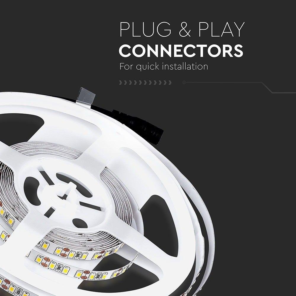 VT-3528-120 7.2W/M LED STRIP LIGHT 3000K IP20 (5M/ROLL)(PRICE PER M)