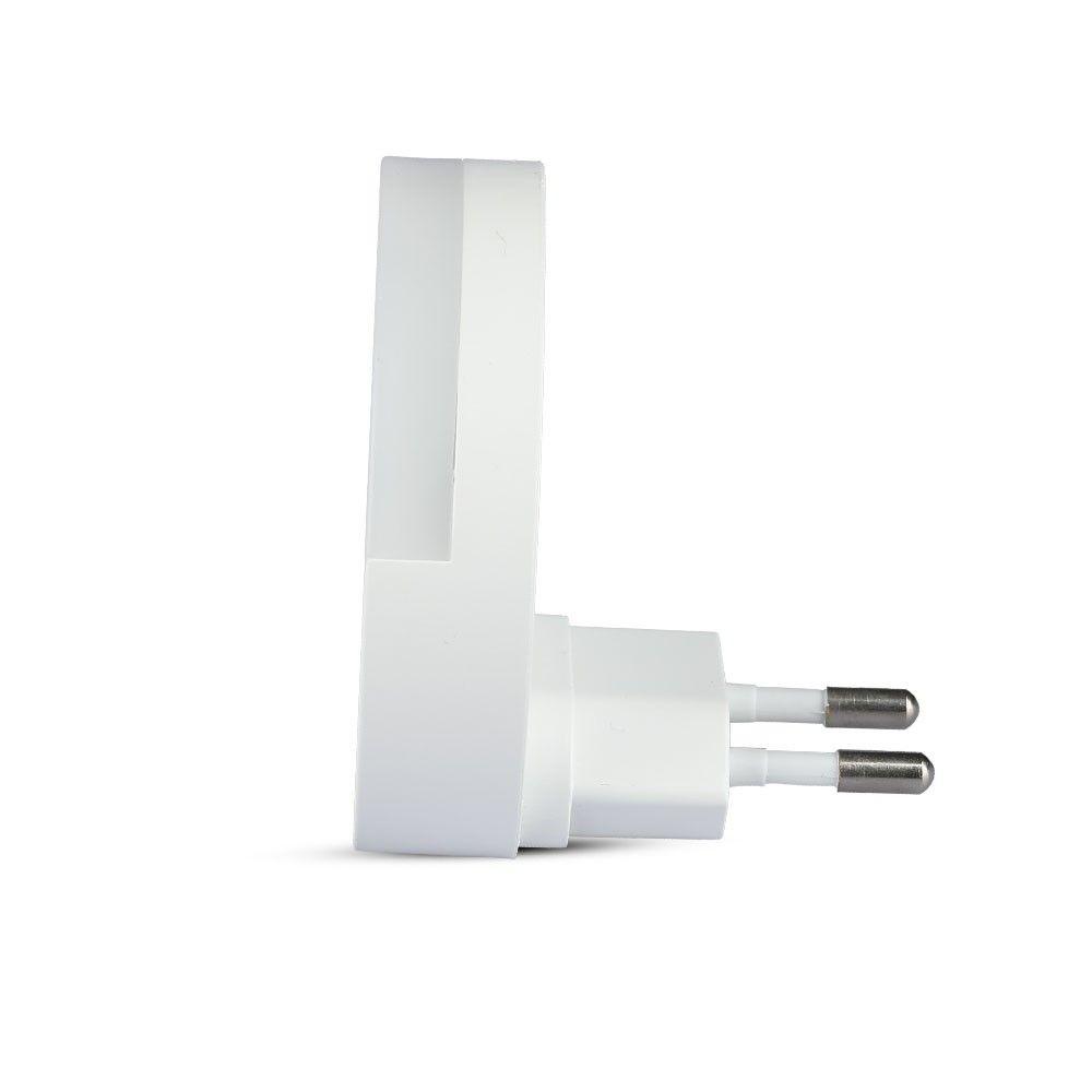 VT-82 0.45W LED NIGHT LIGHT(EU PLUG) SAMSUNG CHIP 3000K ROUND