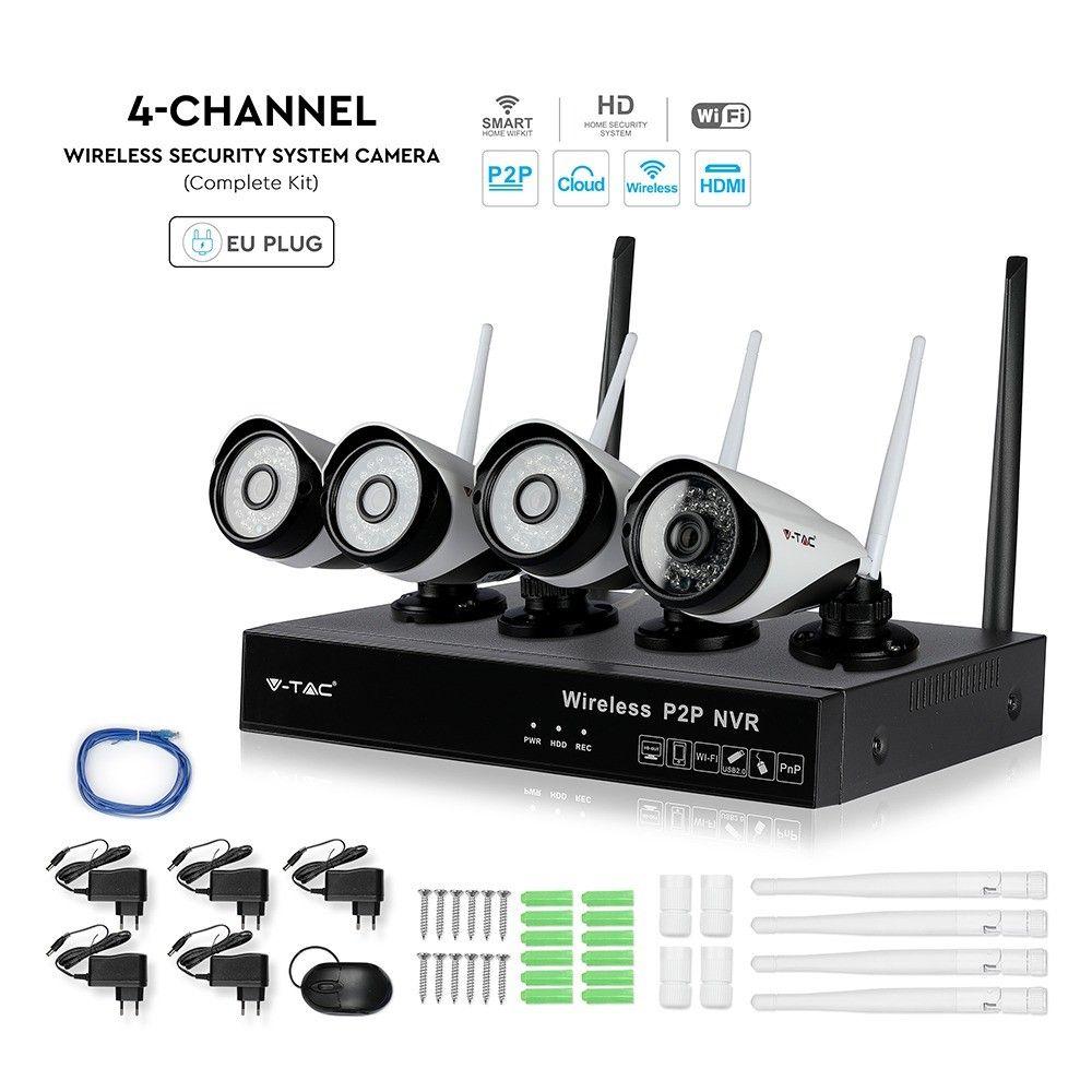 VT-5188 1080P WIRELESS CAMERA(EU PLUG) FULL SET WITH NVR