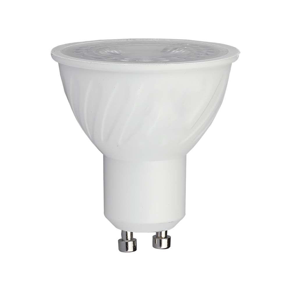 6W GU10 Żarówka LED, Chip SAMSUNG, Barwa:3000K, Kąt 10'D, Trzonek:GU10, VTAC, SKU 2120026