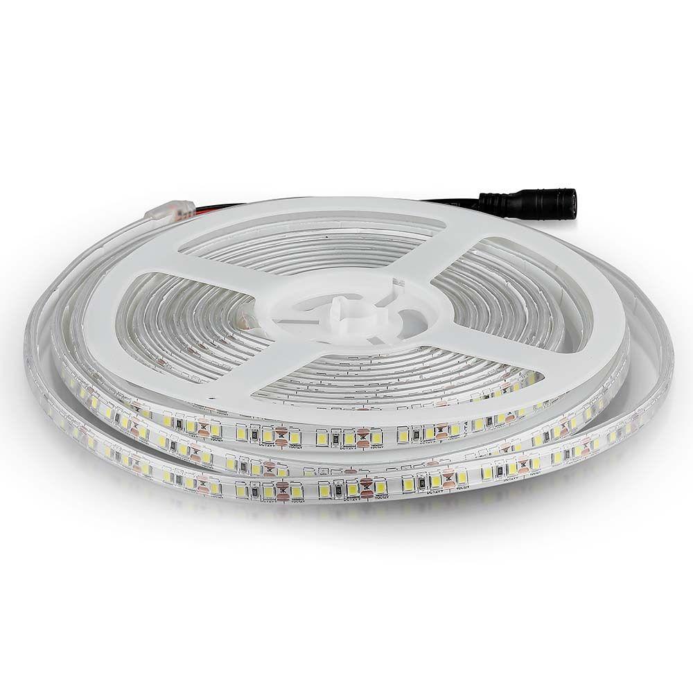 VT-3528 120 8W/M LED STRIP COLORCODE:4000K IP65 (5M/ROLL)(PRICE PER M)