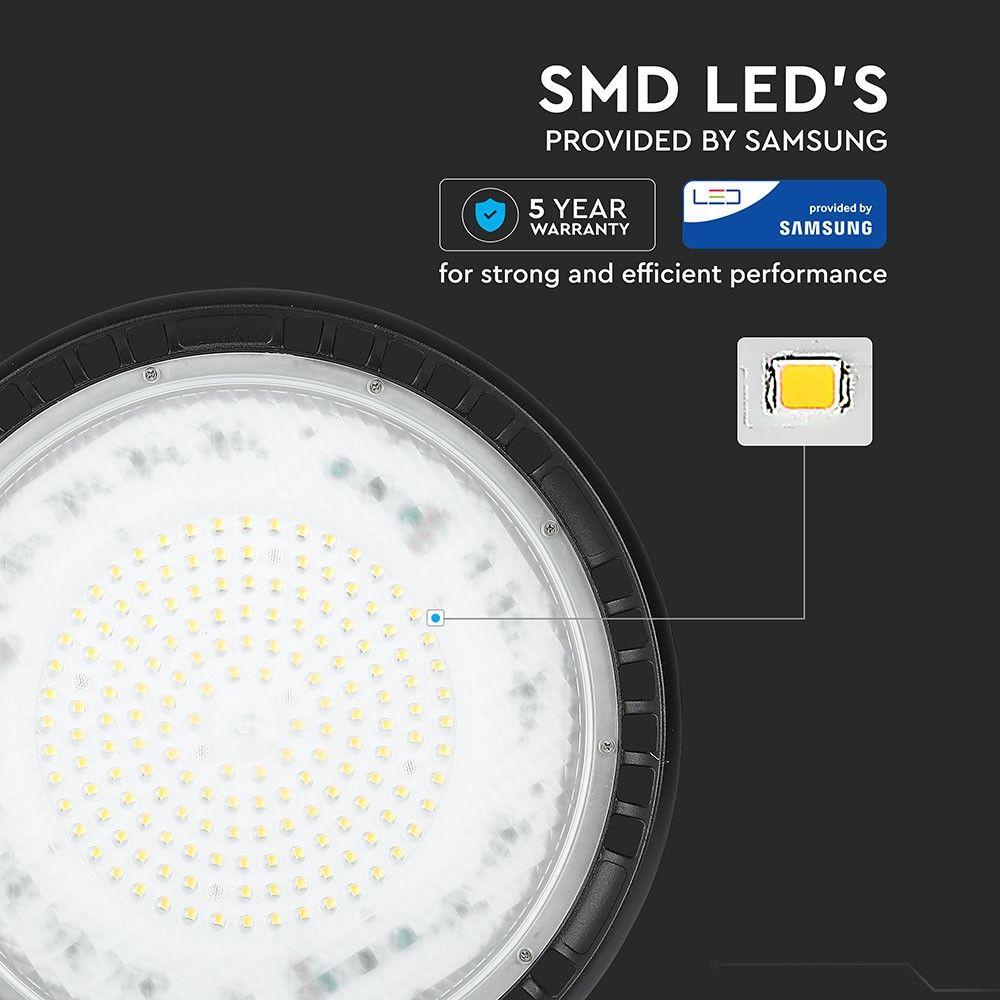 150W HIGHBAY( Zasilacz MEANWELL ), Chip SAMSUNG, Barwa:6400K, Kąt 90', 5 Lat gwarancji , VTAC, SKU 561