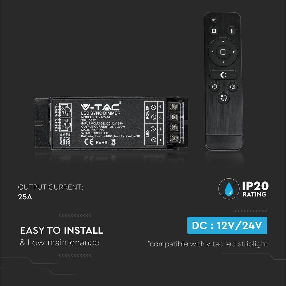 VT-2414 300W LED SYNC DIMMER WITH RF 14B REMOTE CONTROL