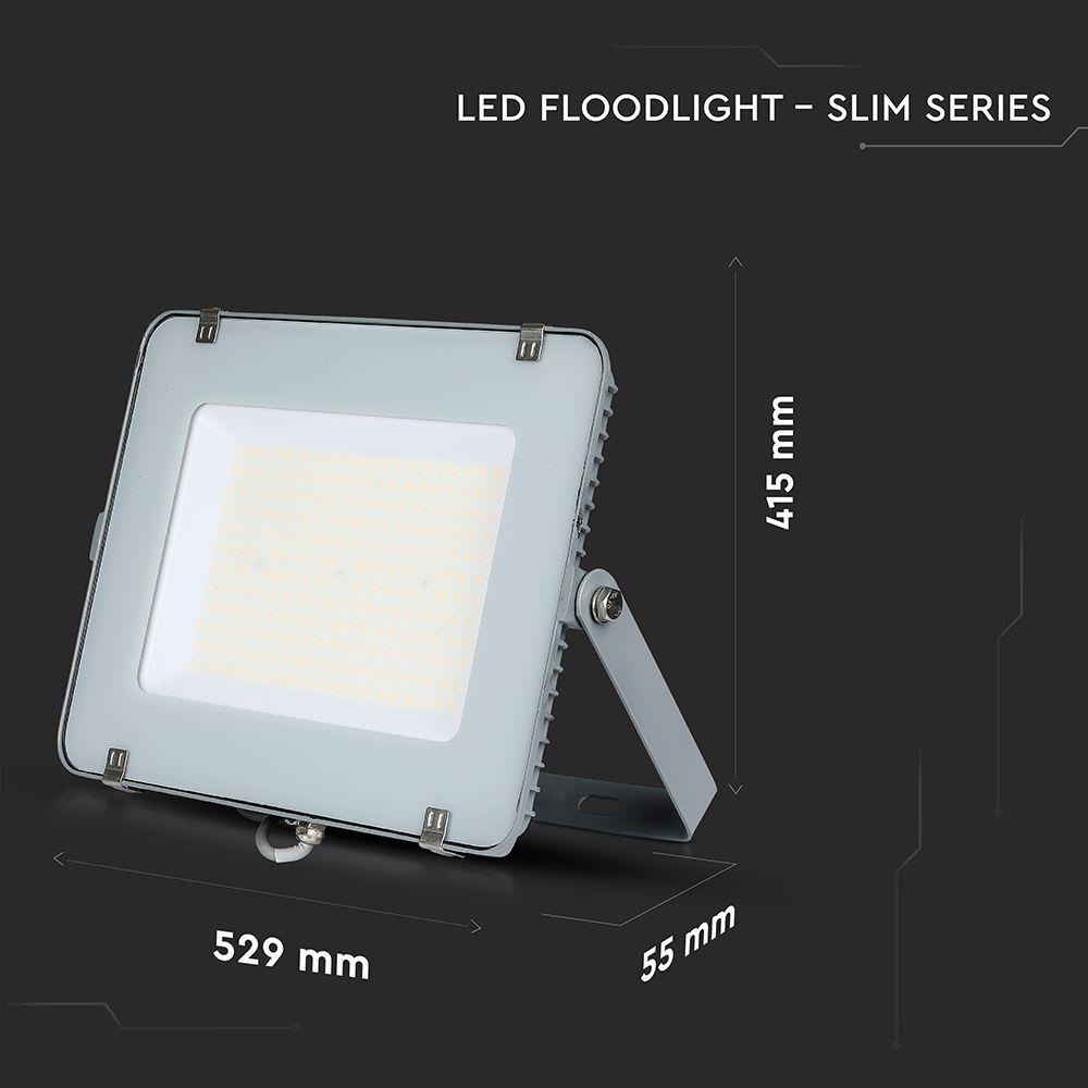 300W Naświetlacz LED SMD, Chip SAMSUNG, Barwa:6500K, Obudowa: Szara , Wydajność: 115lm/w, VTAC, SKU 21796