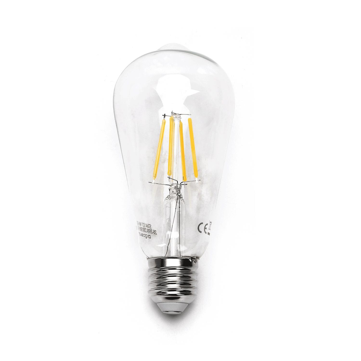 Żarówka LED Filament (Przezroczysta) ST64 E27 14W