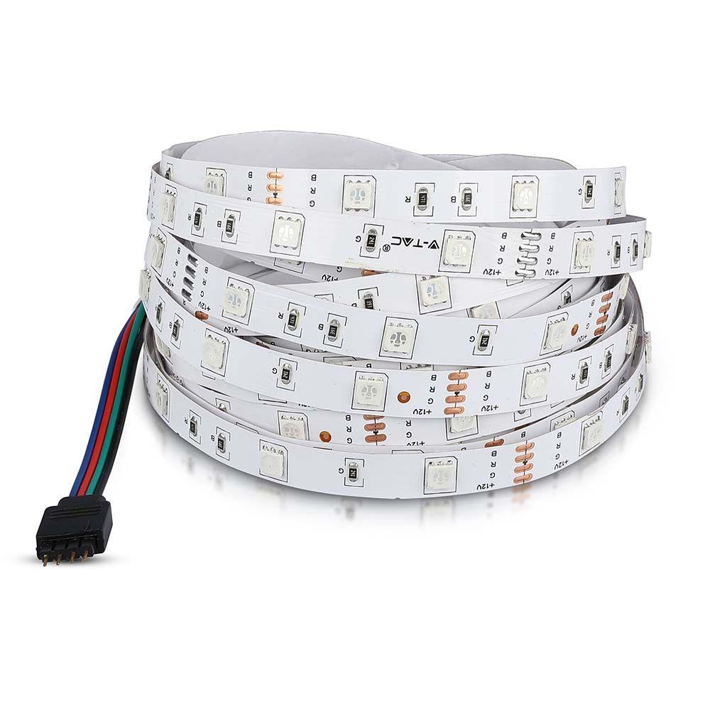 VT-5050 30 4W/M LED STRIP LIGHT RGB IP20 (5M/ROLL)(PRICE PER M)