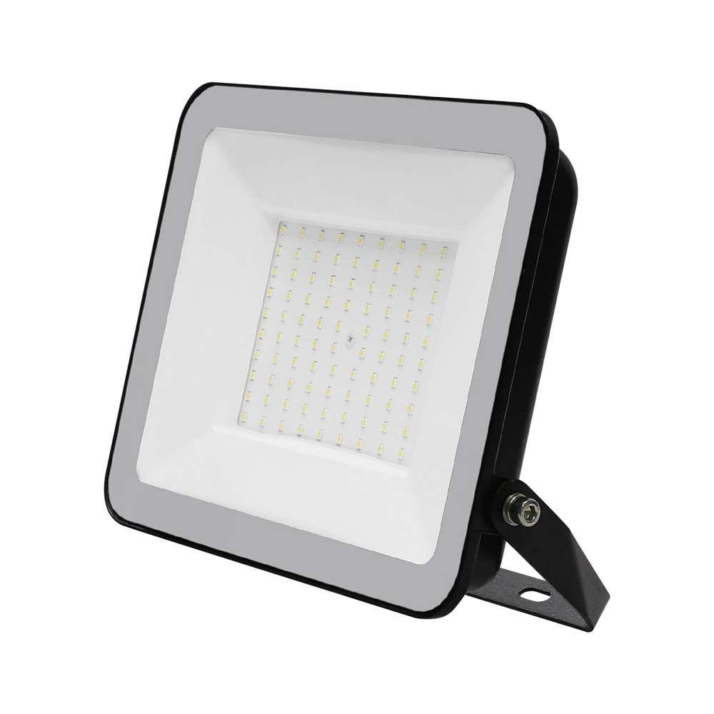 100W Naświetlacz SMD LED, Chip Samsung, Barwa: 6500K, Obudowa: Czarna, VTAC, SKU 10348