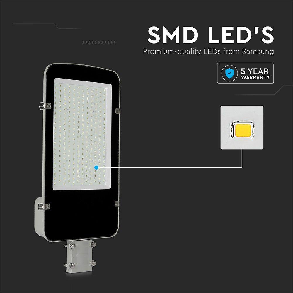 VT-150ST 150W LED STREETLIGHT SAMSUNG CHIP 4000K GREY BODY (120LM/W)