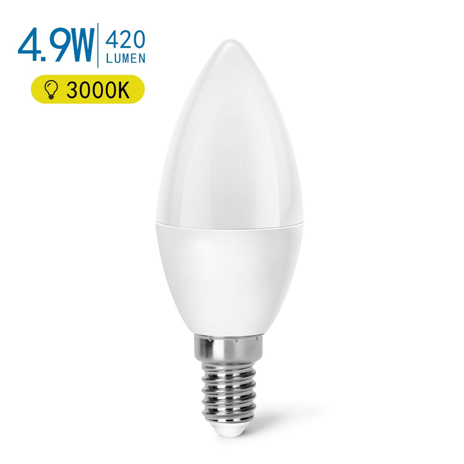 LED C37 E14 4.9W