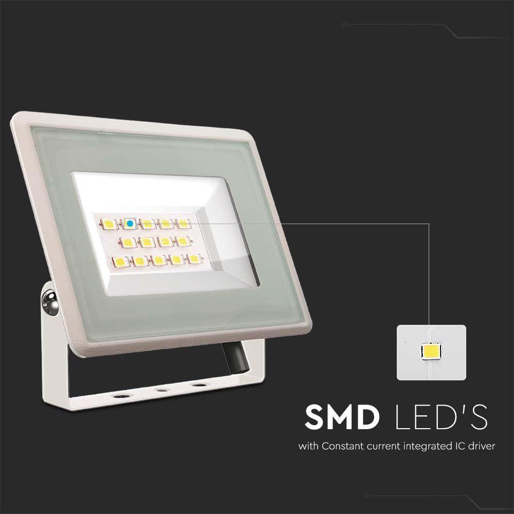 VT-4914 10W SMD FLOODLIGHT F-CLASS 6500K WHITE BODY