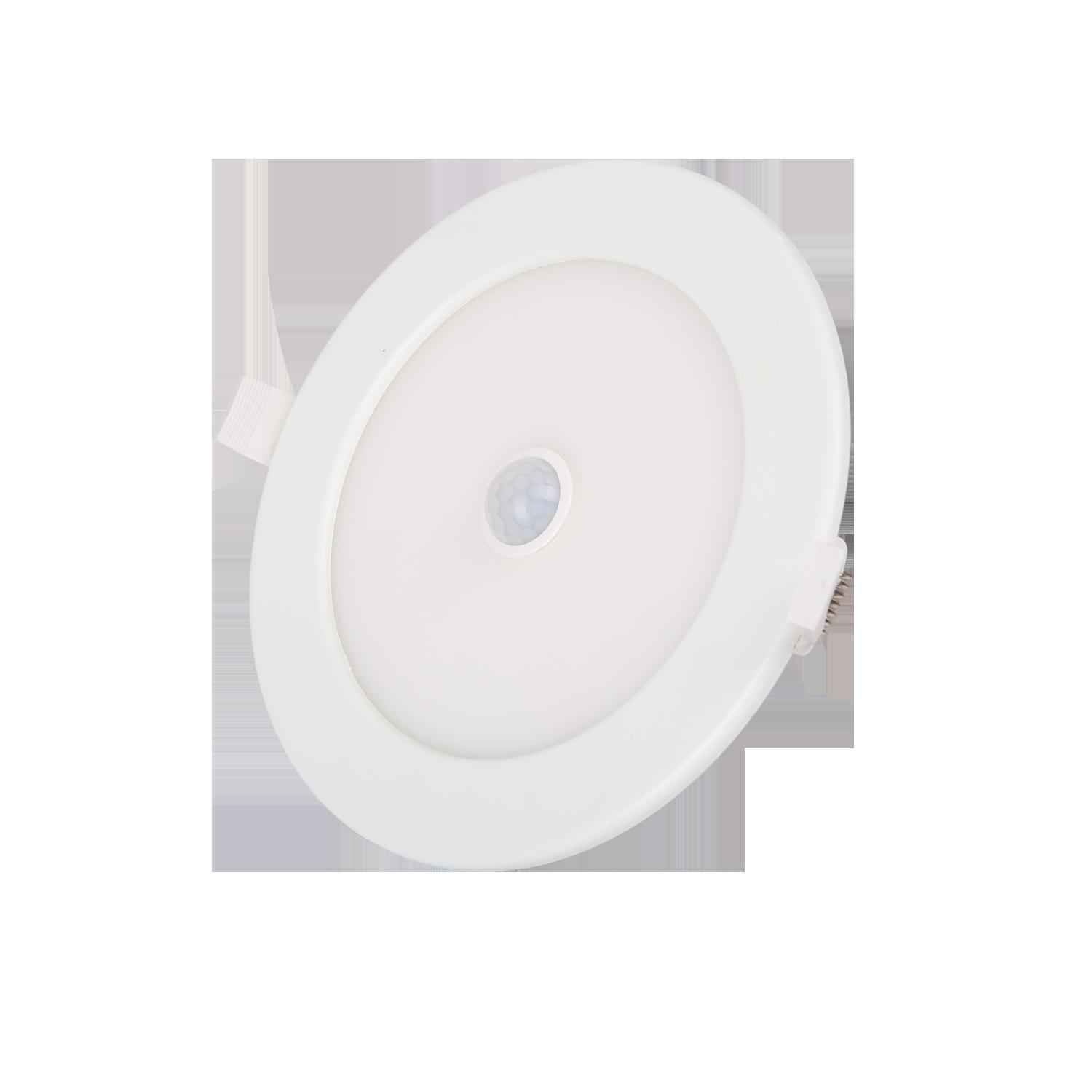 Podtynkowy okrągły downlight LED z czujnikiem 12W Światło białe