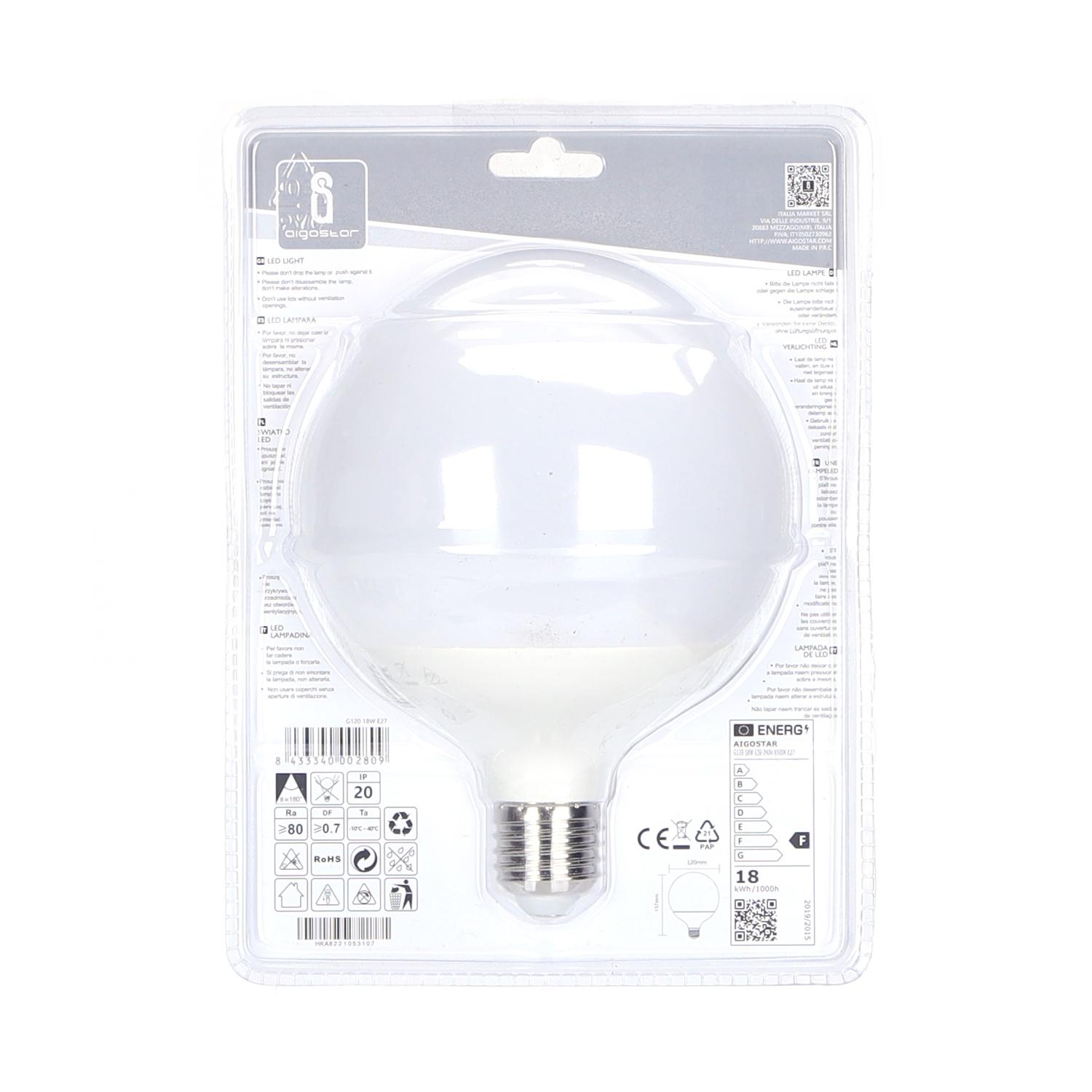 LED E27 18W G120