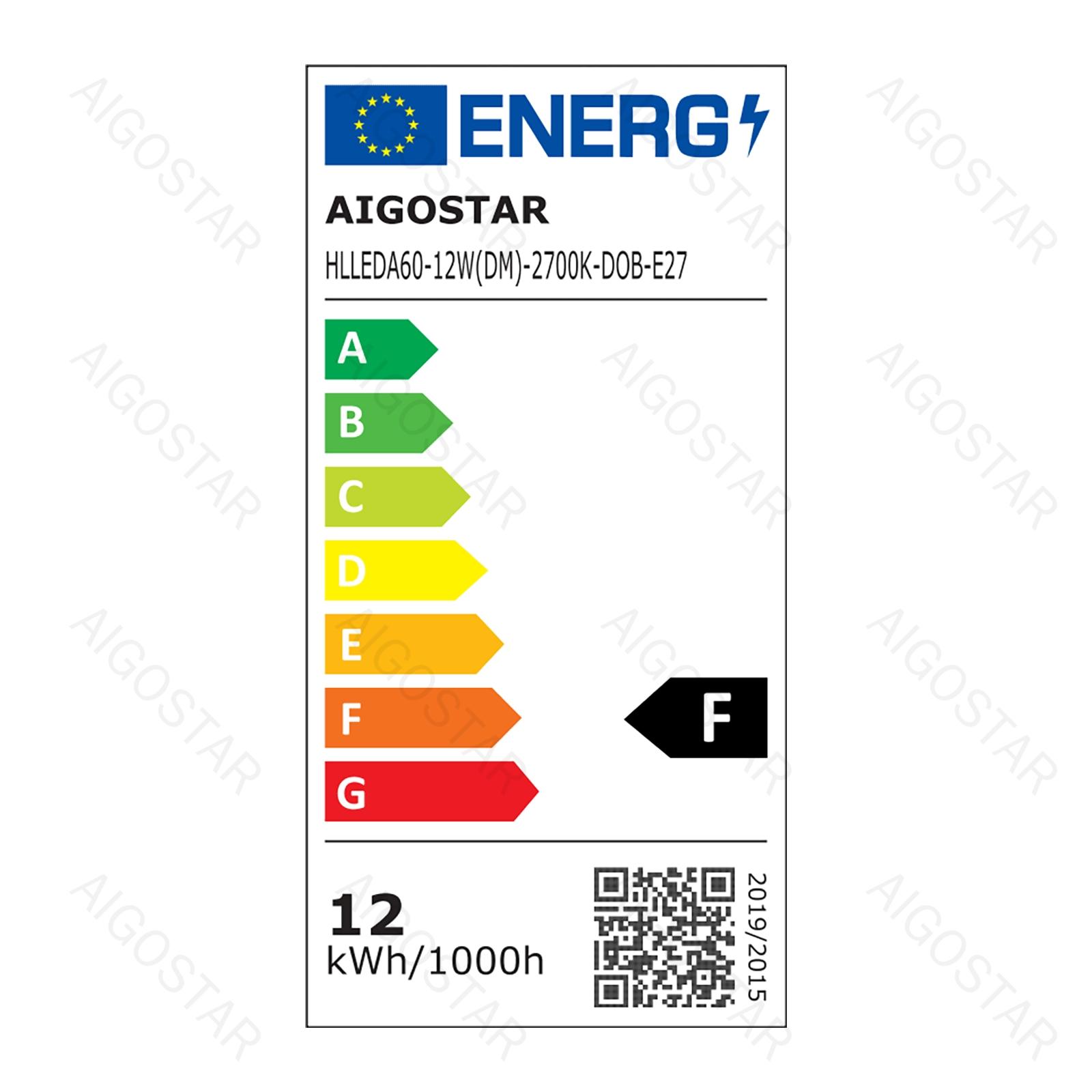 Ściemnialna żarówka LED A60 E27 12W 2700K