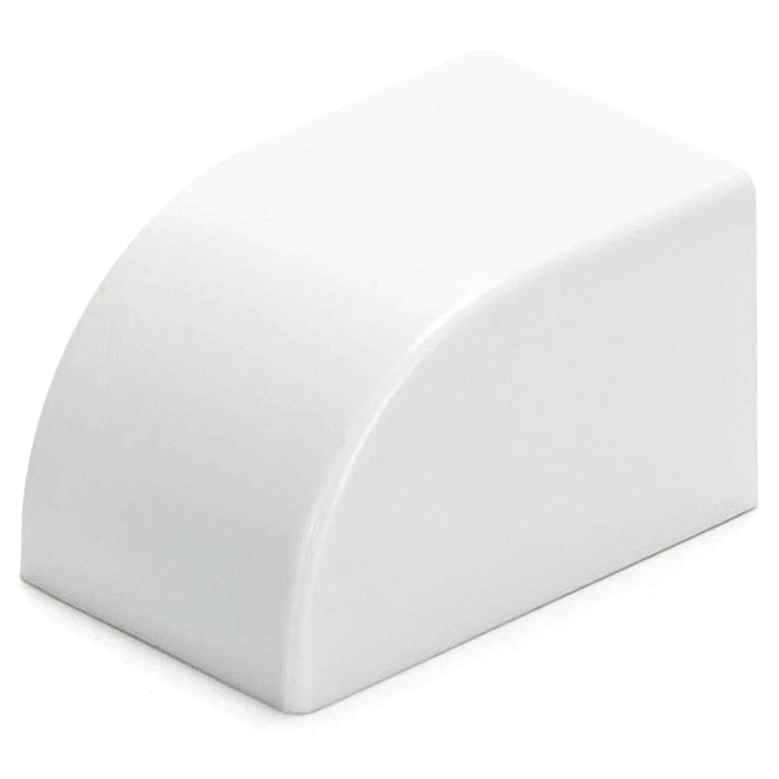 PVC Square Trunking End Cap White 16*16mm 4pcs