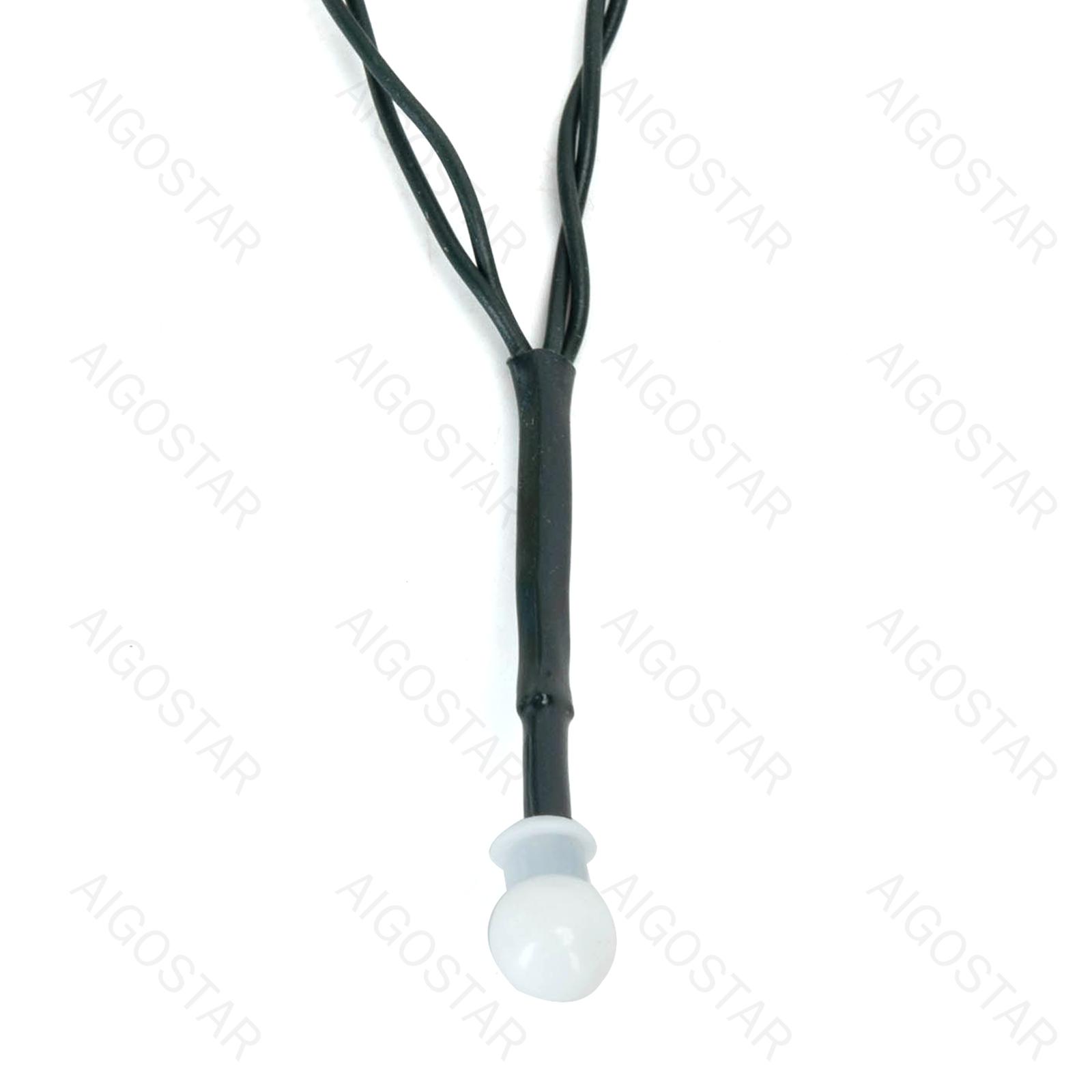 Low Voltage Firecracker String Lights-RGBY-3M+5M-50LED-10CM/LED-green black wire-8blink+time+IP44