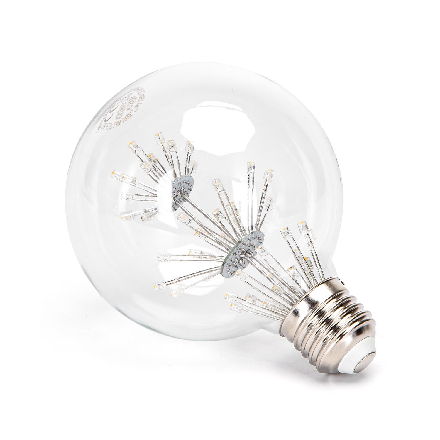 LED starry sky filament bulb G95 E27 1.8W