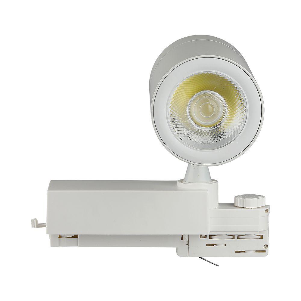 35W Lampa LED na szynoprzewód, Barwa:6500K, Obudowa: Biała, VTAC, SKU 211257