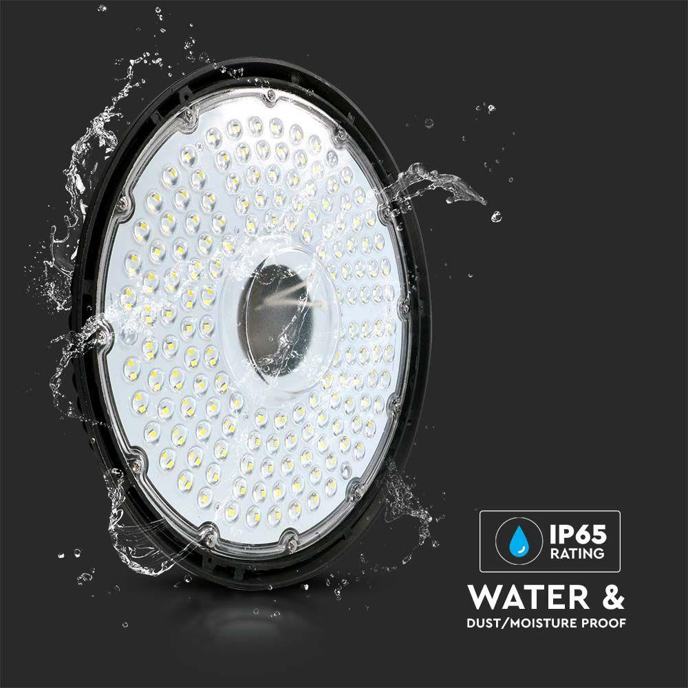 150W HIGHBAY LED, Chip Samsung, Barwa: 4000K, Wydajność: 140lm/w, 5 Lat gwarancji, Obudowa: Czarna, VTAC, SKU 2120321