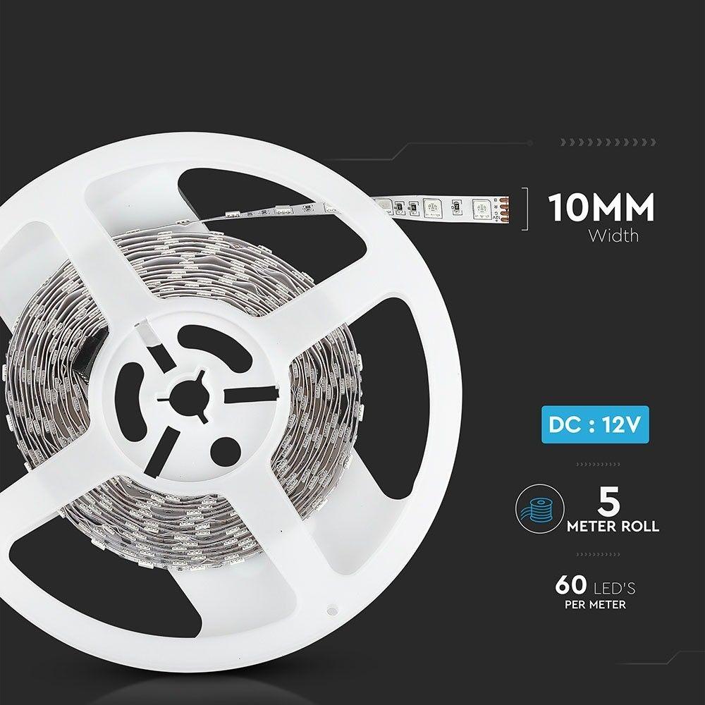 VT-5050-60 10.8W LED STRIP RGB IP20 (5M/ROLL)(PRICE PER M)