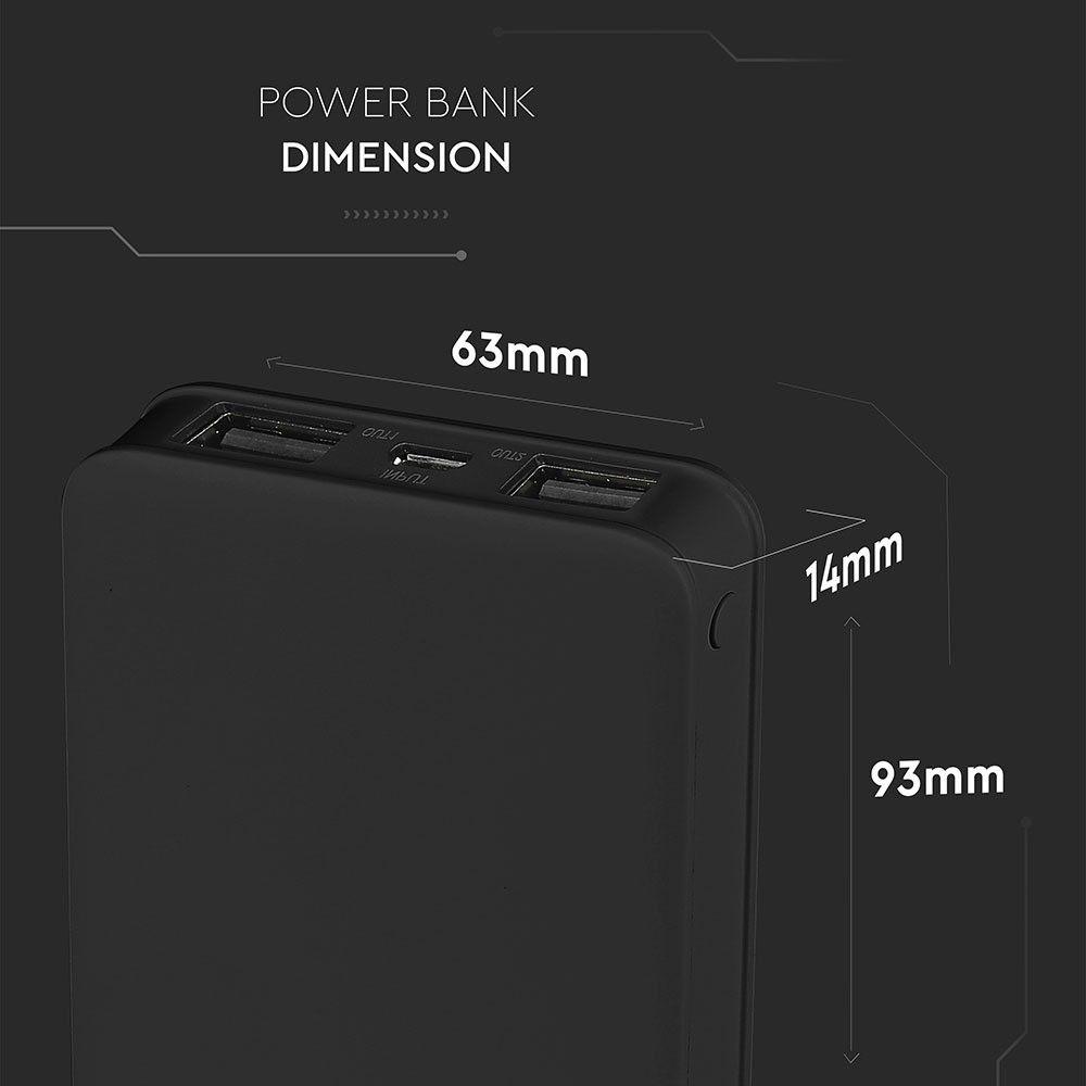 VT-3503 5000mah POWER BANK-BLACK