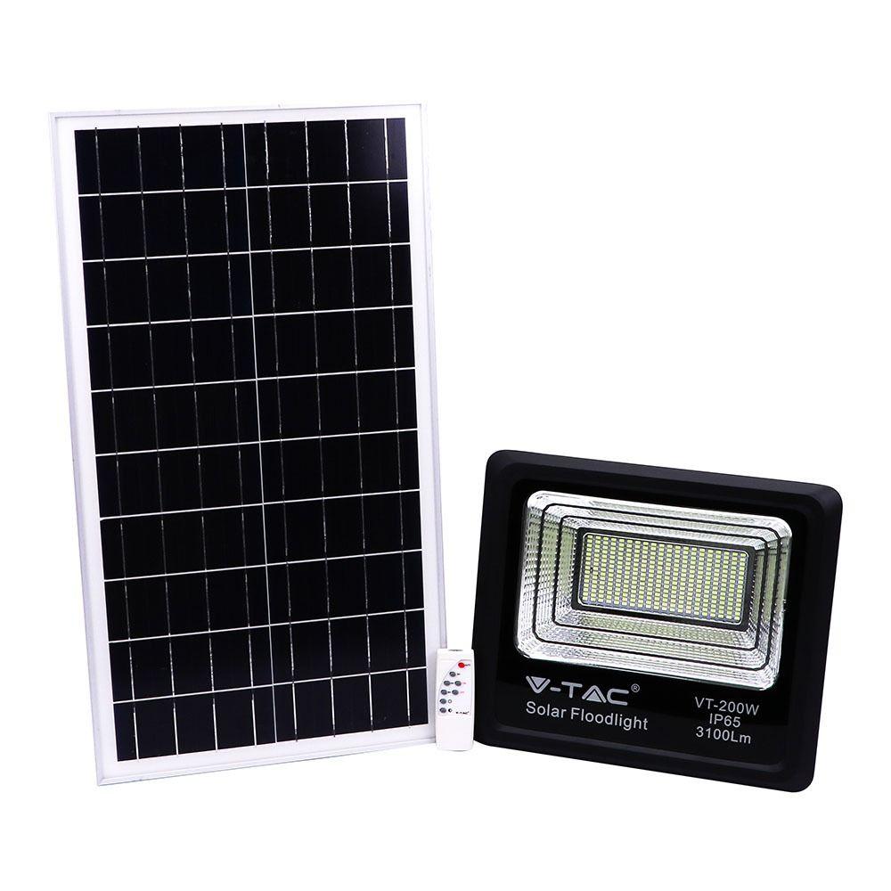 Naświetlacz solarny LED, Barwa:6000K, VTAC, SKU 94026